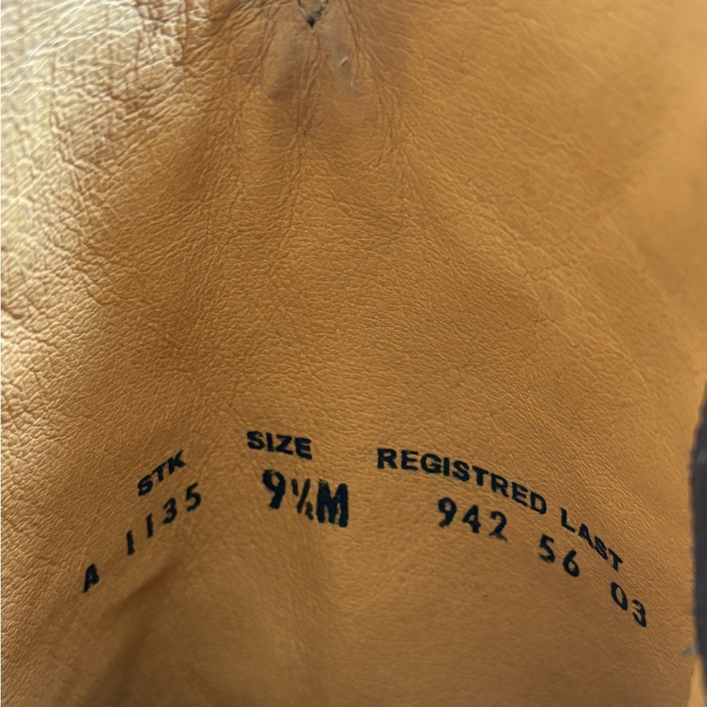 Corral Brown Leather Western Boots 9 1/2 - Picture 7 of 8